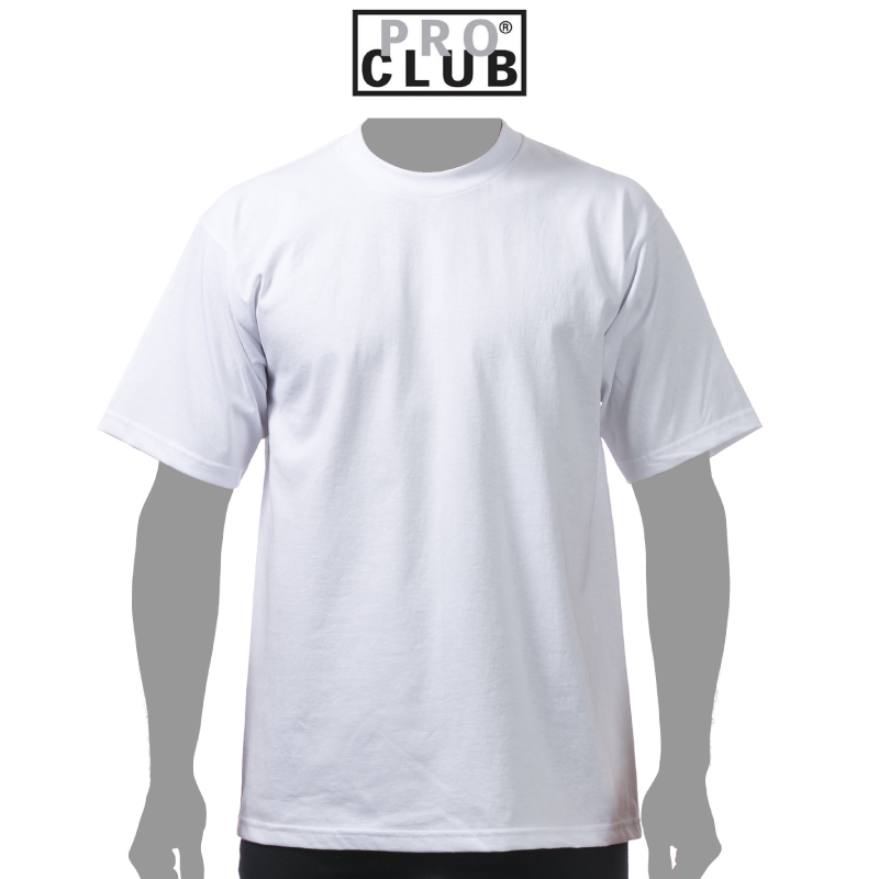 ⑴白黒2枚 PROCLUB Tシャツ 3XL 半袖 ヘヴィーウェイト プロクラブ
